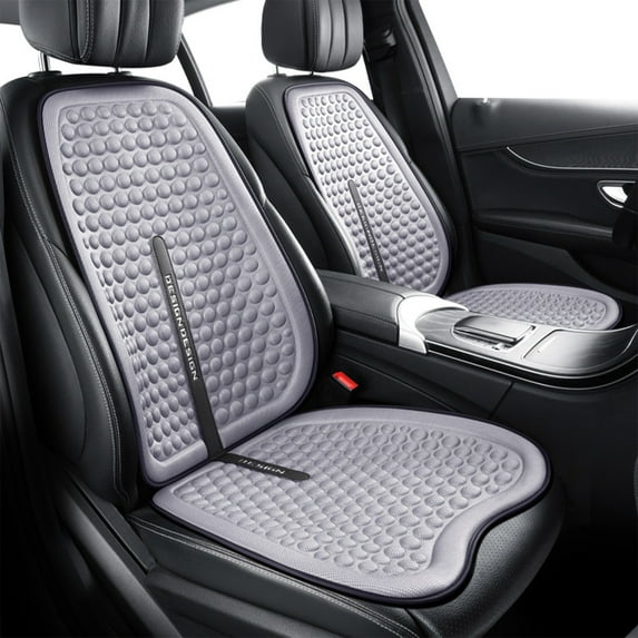 Suncoda Car Seat Cushion, Backrest Ventilation Car Seat Cushion Summer Comfortable Cool Cushion Used in Various Scenarios Suitable for All Seasons