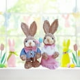 thumbnail image 1 of Clearance! Suncoda Easter Bunny Figurines, 2Pcs 9 Inch Pastel Color Bunny Statue for Easter Decoration Tabletop Ornaments Holiday Home Decor, Easter Gifts for Kids, 1 of 6