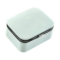 Suncoda Ornament Storage Box, Earring Jewelry Display Storage Box Case Organizer Flannel Tray Gift