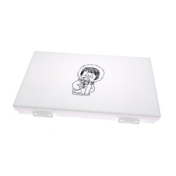 Suncoda Ornament Storage Box, Foldable Mask Storage Box Storage Bag Mouth Face Mask Storage Box