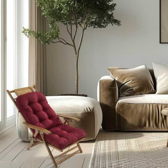 Suncoda Seat Cushion, Thickened Recliner Cushion Nap Chair Cushion Folding Chair Cushion Cushion