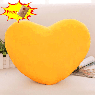 Suncoda Valentine's Day Heart Pillow, Plush Cute Throw Pillow, Cute Soft Throw Cushion, Thanks Giving Days, Valentine's Day Decorative for Home Bed Couch Heart Shape, Valentine's Day Gifts