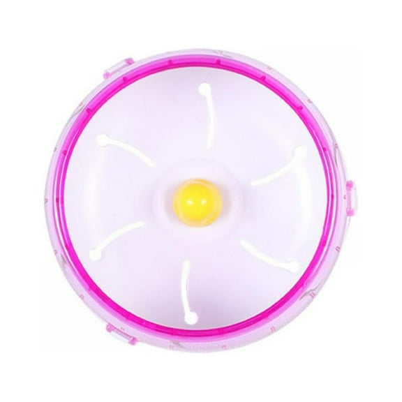 Clearance! Super-Silent Hamster Exercise Wheels - Quiet Spinner Hamster Running Wheels with Adjustable Stand for Hamsters Gerbils Mice Or Other Small Animals, Pink, 12*12*6.5CM