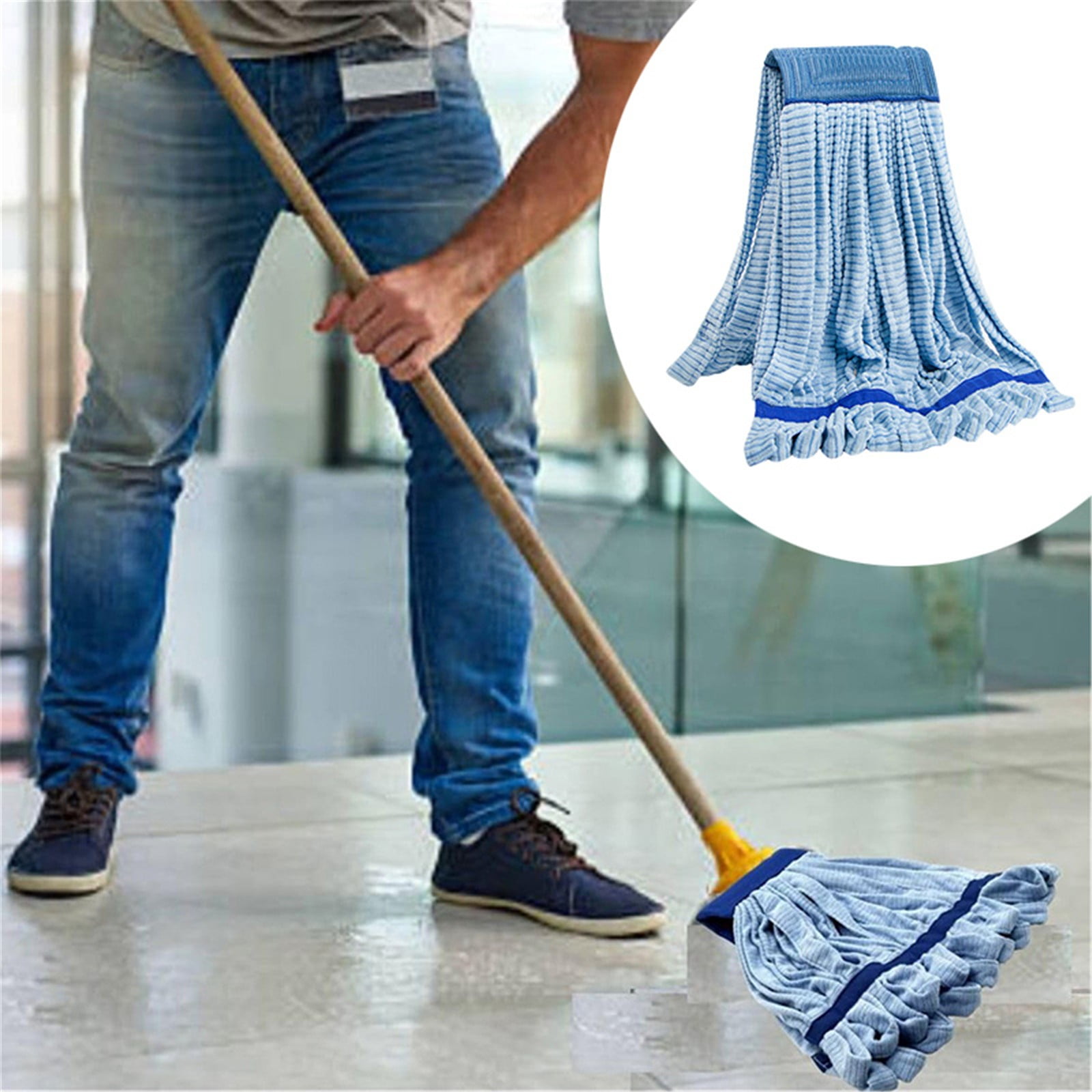 Clearance Superfiber Tube Mop Head 6 Inch Head With Mop Head