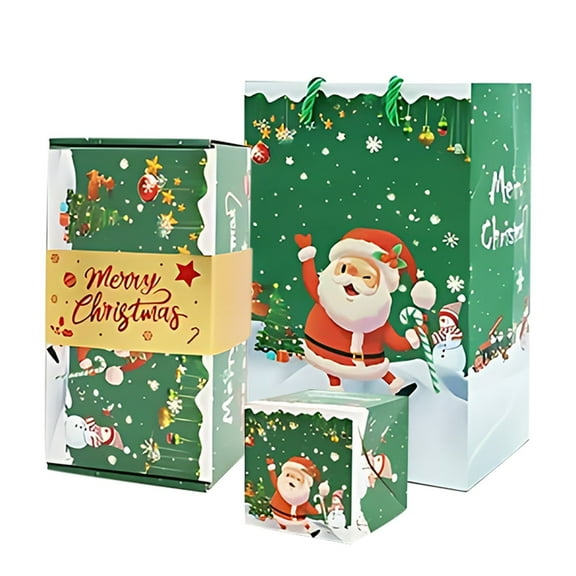 Clearance!Surprise Box Gift Box for Money, Surprise Gift Box Explosion, Merry Christmas Surprise Gift Boxes,Folding Po-p-Up Explosion Gift Box for Birthday Anniversary Valentine Proposal (Green)