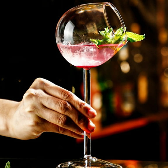 Clearance!Swan Cocktail Glass Wine Goblet Glasses Flower Drinkware, Crystal Champagne Flutes Classy Red Wine Glass, Ideal Gifts for Housewarming, Wedding, Birthday Celebrations