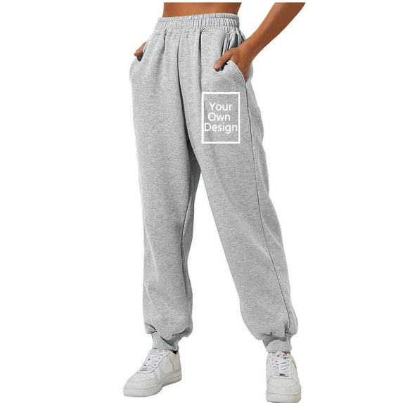 Clearance Sweat Pants for Women Women's Polar Fleece Pants Cold Winter Lightweight Elastic Waist Sweatpants with Pocket