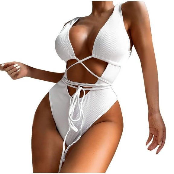 Swimsuits for Women Plus Size Plus Size High Waisted Tankini Cute One Piece Swimsuit for Women Trendy Bathing Suit for Women One Piece Swimsuit with Underwire