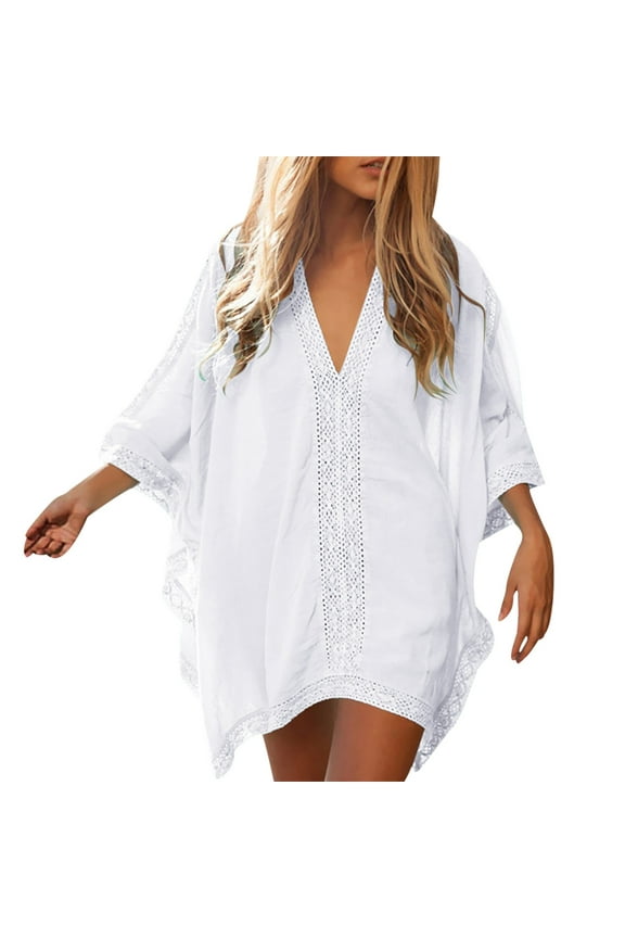 2025 Swimwears Cover-Ups,Women Beach Bathing Suit Swim Bikini Swimsuit Oversized Cover Up Dresses