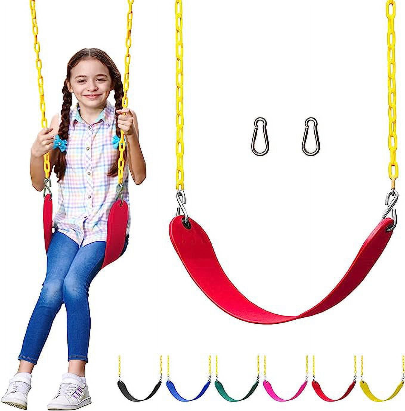 Clearance! Swing Seat with Chain, Swing Set Accessories Replacement