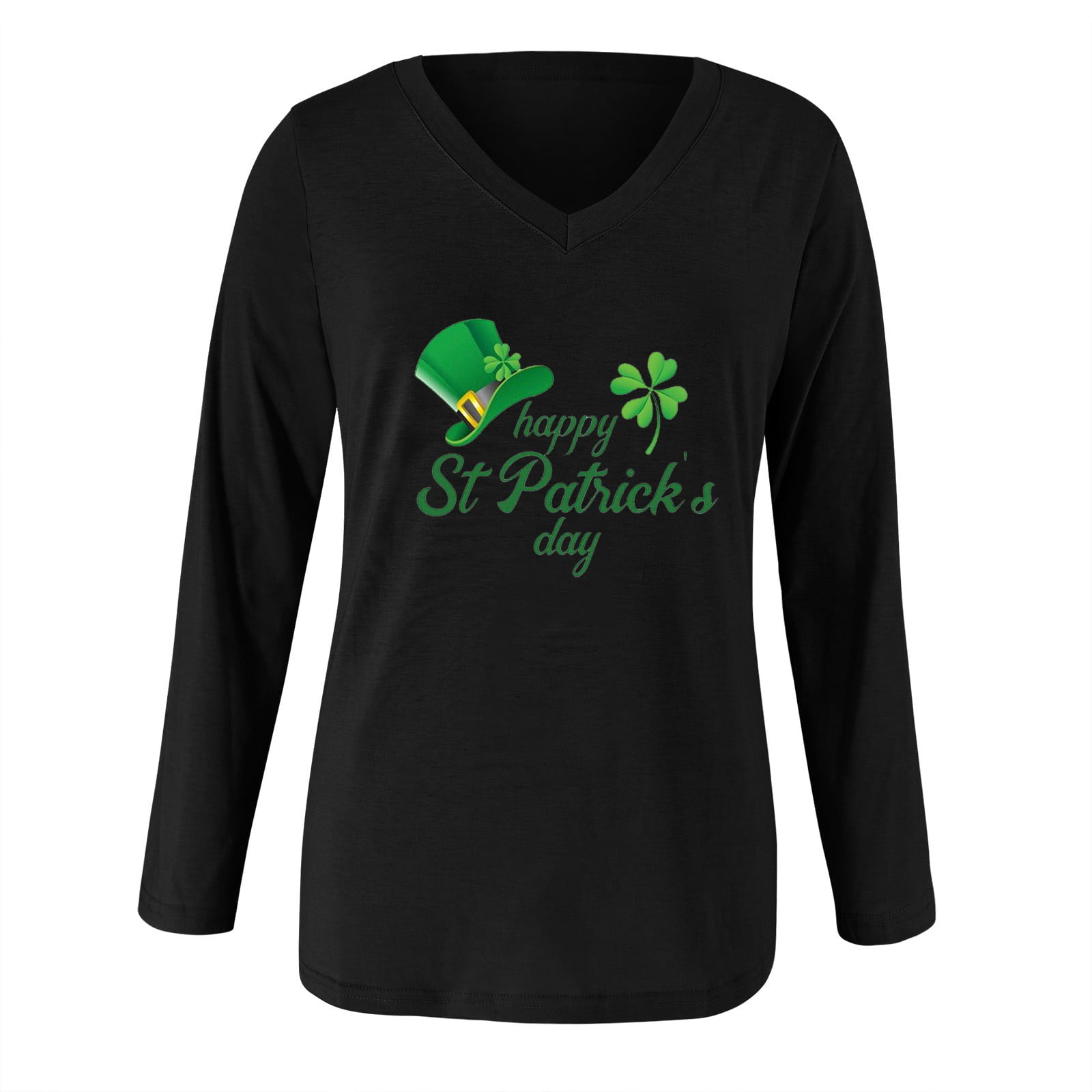 Clearance!Syhpoeug Graphic Tees St.pa Tricks Day Shirt for Women Cold