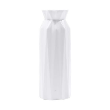 TACILIP Floral Vase Container Geometric Plastic Flowerpot Decoration Living Room Small and Fresh Floral Decoration Valentines Day Gifts for Her, Birthday Gifts