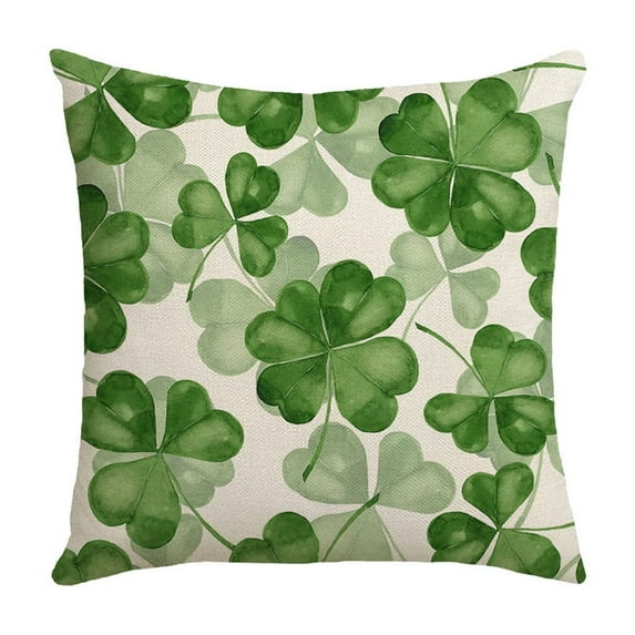 TACILIP St. Patrick's Day Pillows Cover Sofa Pillows Cover Machine Washable Pillows Cover Holiday Gift Suitable for Sofa Bedroom Office, Men Gifts