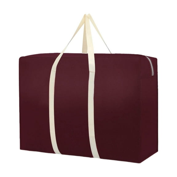 TACILIP Travel Storage Bag Moving Bag Large Capacity Non-woven Quilt Bag Portable Duffel Bag Practical 23.6x9.8x15.7in