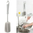thumbnail image 1 of Clearance!TAKTUK Tools,Sponge Clean Brush with Plastic Handle for Coffee Glasses Pot Milk Cup Mugs Bottle Bottles Kitchen Clean Dish Washing Feeding Bott,Bottle Cleaner Brush,Kitchen Essentials,Gray, 1 of 7