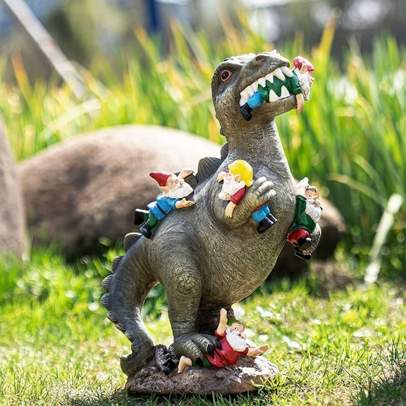 Clearance TOFOTL Dinosaur Eating Garden Art Outdoor Decor Garden Statues Garden Decor