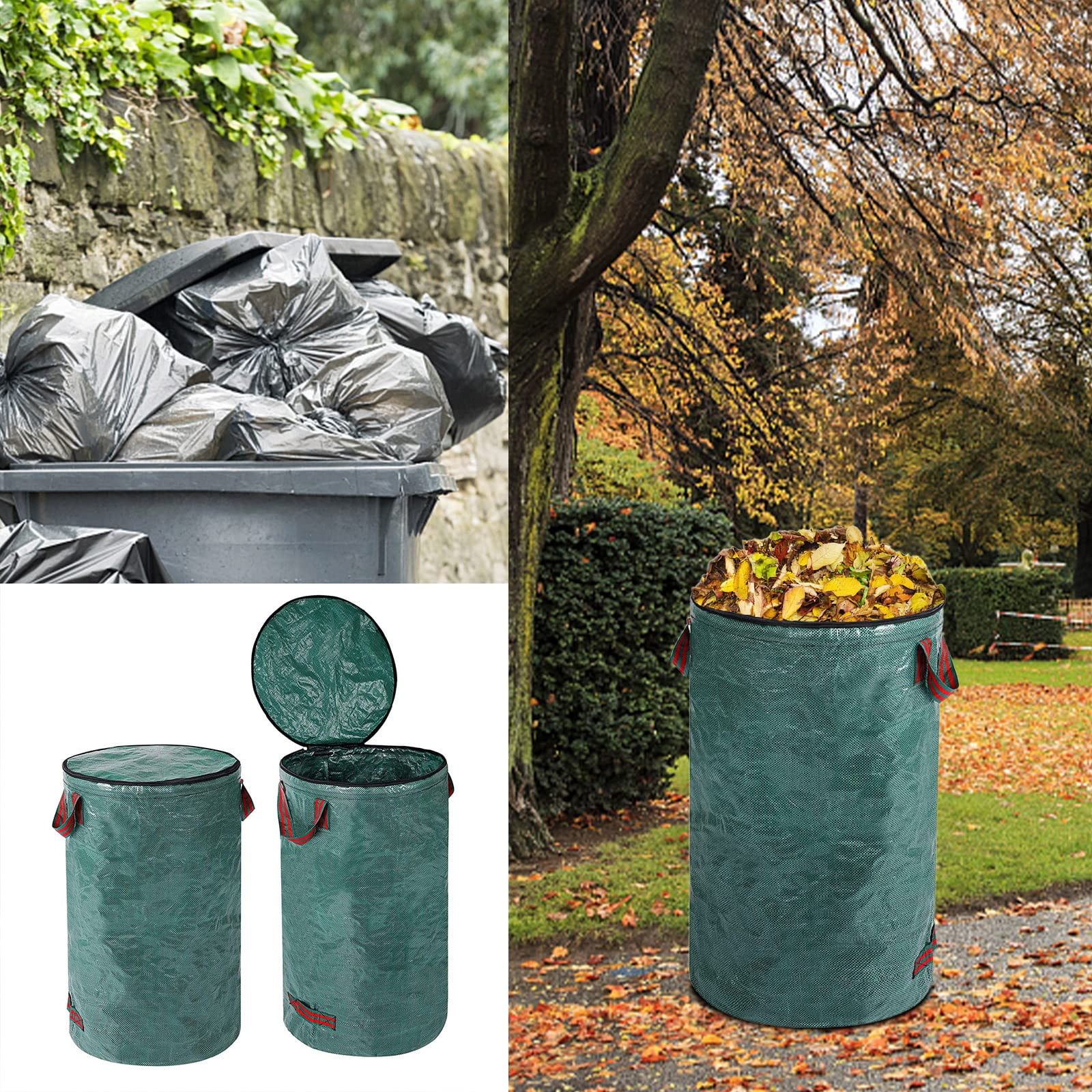 Clearance TOFOTL Garden Bag Reusable Leaf Bag SelfStanding 120 L