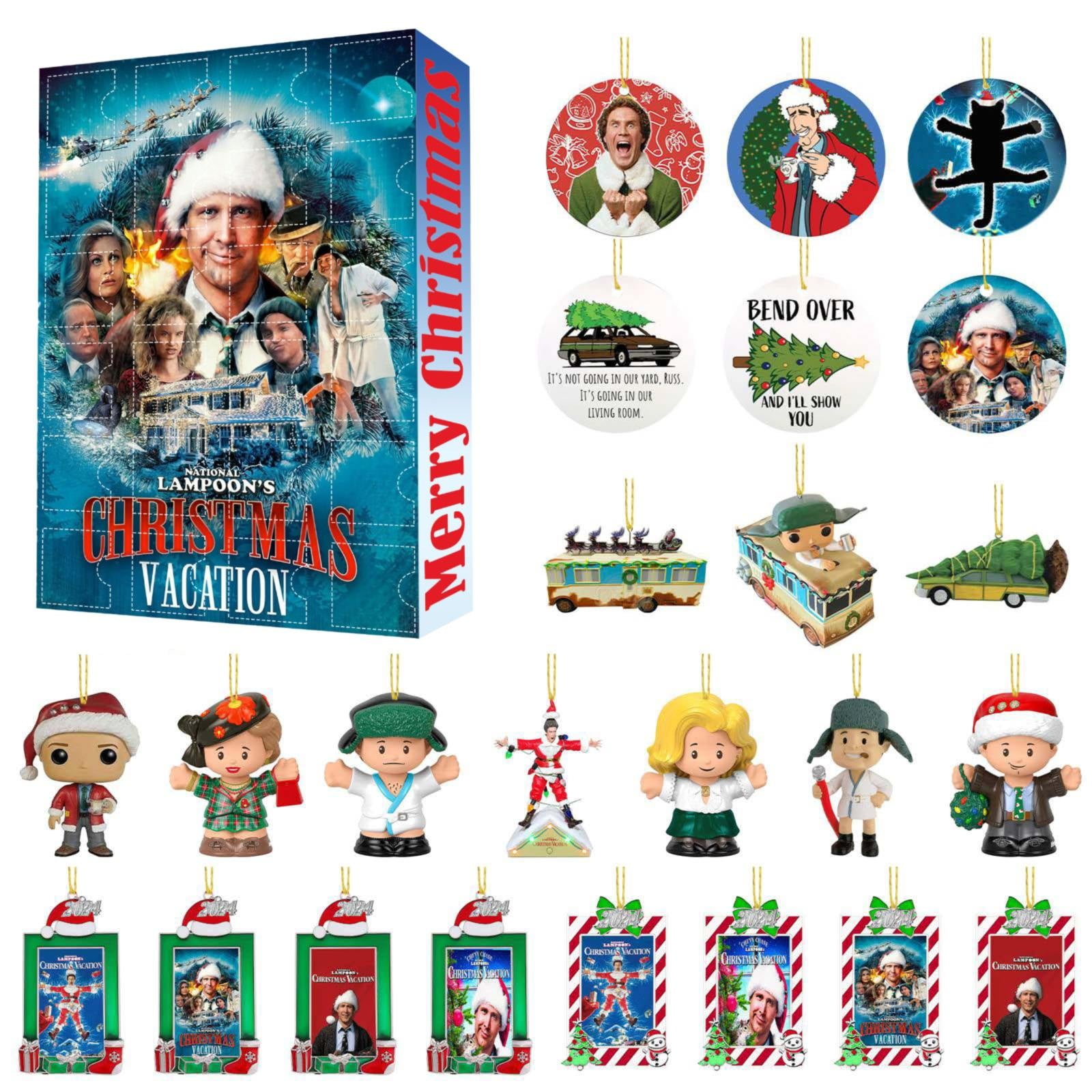 Clearance！TTih Christmas Decoration Countdown Sets National Lampoon’s Christmas Vacation Advent