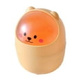 thumbnail image 1 of Clearance! Table Trash Can with Lid Small Trash Can Small Trash Can Trash Can Table Waste Small Wastepaper Basket for Desk Cute Trash Cans for Family Living Room Bedroom, 1 of 7