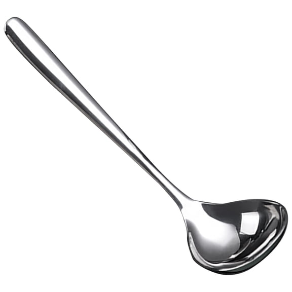 Clearance Tableware under $1,Spoon Stainless High Appearance Thickened Big Head Spoon Long Handle Soup Household Hot Pot Kitchen Utensils Cooking Spoon Large Soup Spoon