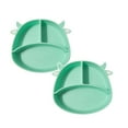 thumbnail image 1 of Clearance Tableware under $10 Calf Children's Silicone Dinner Plate Infant Non Slip Suction Cup Bowl Baby Cartoon Complementary Food Divided Tableware 2PC, 1 of 4