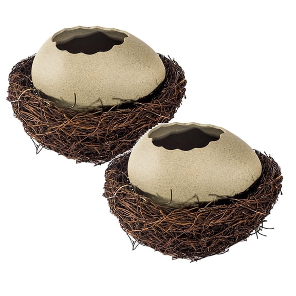 Clearance Tableware under $20 Special Shaped Ceramic Broken Egg Bowl Vase Net Red Barbecue Shop Dessert Bird'S Nest Egg Modeling Bowl Tableware Set Plate