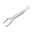 thumbnail image 1 of Clearance Tableware under $5,Watermelon Fork Slicer Cutter Stainless 2 In 1 Watermelon Fork Slicer Portable Watermelon Fork Watermelon Cutter Slicer Tool Fruit Forks Slicer For Home Camping, 1 of 9