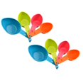 thumbnail image 1 of Clearance Tableware under $6 Measuring Cup 4 Pieces/Set Of Colored Plastic Measuring Spoon Measuring Cup Combination Flour Baking Spoon Measuring Spoon Set, 1 of 9