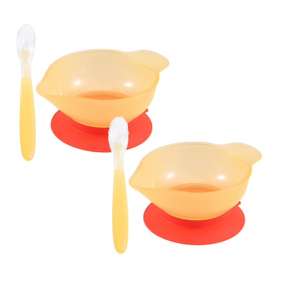 Clearance Tableware under $7 Food Bowl Flatware Dinnerware Elderly Bowl Non Slip Plate Dish Bowls For Disabled Bowl Bowl Small Suction Bowls Feeding Bowls