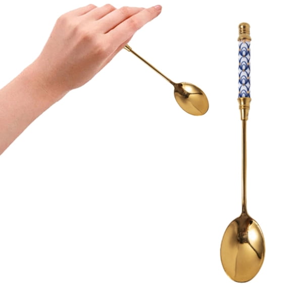 Clearance Tableware under $7 Stainless Coffee Spoon Musical Instrument Spoon Note Spoon Ice Spoon Drink Mixing Spoon Color Spoon Handle Spoon Tableware Kitchen Gadgets