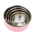 thumbnail image 1 of Clearance! Tableware Stainless Steel Colorful Fresh-Keeping Bowl, Dienrx Stainless Kitchen Storage Set Home Bowl 5 Pcs Mixing Container Food Kitchen，Dining & Bar, 1 of 4