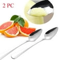 thumbnail image 1 of Clearance Tableware under $1,Serrated Edge 2 Spoon Thick Spoon Stainless Dessert Kitchen，Dining & Bar, 1 of 6