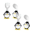 thumbnail image 1 of Clearance Tableware under $10 Toddler Utensils Baby Spoon And Fork Set For Self Feeding Learning Bendable Handle Silverware For Kid Children 2PC, 1 of 4