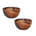 thumbnail image 1 of Clearance Tableware under $15 Household Round Wooden Fruit Salad Bowl Dinnerware Basin Container Kitchen Tool, 1 of 7