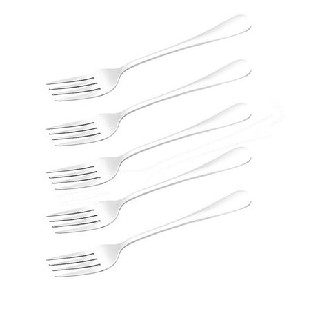 Clearance Tableware under $5,5pc Stainless Fork Western Food Fork Dessert Fork