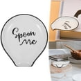 thumbnail image 1 of Clearance Tableware under $5,Ceramic Spoon Rest Spoon Holder For Spatula And Tong Countertop Spoon Plate，Spoon Rest, 1 of 9