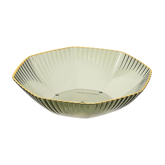 Dinnerware Set Fruit Plate Salad Plate Modern Fruit Dishes For Countertops Home Table Centerpiece Decoration Green,Clear Kitchen Tableware