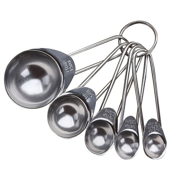 Clearance Tableware under $5,Stainless Spoons Teaspoons Measuring Cooking Baking Utensil Cups Kitchen,Dining & Bar