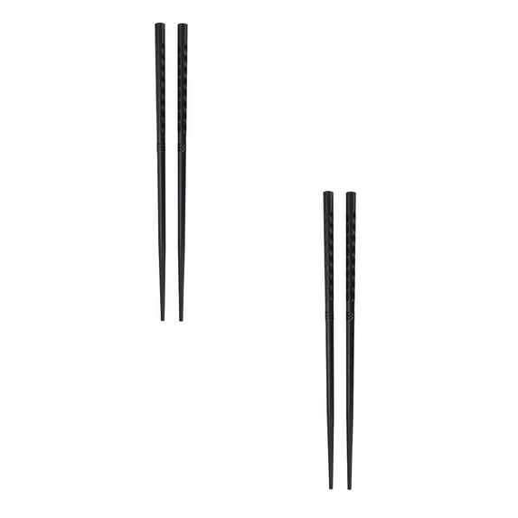 Clearance Tableware under $6 1 Pair Japanese Chopsticks Alloy Non-Slip Sushi Chop Sticks Set Chinese Gift