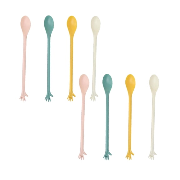 Clearance Tableware under $6 Long Handle Spoons Latte Machiatto Tall Iced Tea Ice Sundae Coffee Tea Or Hot Stirring Long Drink Spoons