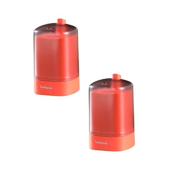 Clearance Tableware under $7 Automatic Pop-up Toothpick Box Holder Container Portable Toothpick Dispenser