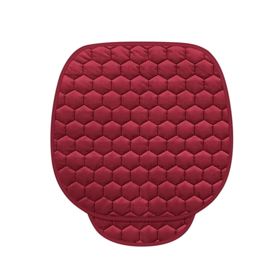 Tahtuvzn School Car Seat Cushion Winter Plushy No Backrest Binding Warm Piece Cushion, Home Decor