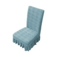 thumbnail image 1 of Tahtuvzn School Chair Covers for Dining Room Stretch Slipcovers with Skirt Kitchen Seat Protectors Wedding Banquet Decor Spandex Fabric Washable, Home, 1 of 6