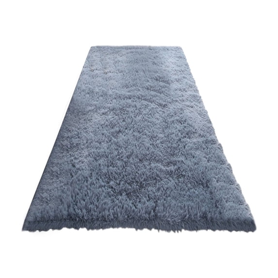 Tahtuvzn School Plushy Area Rugs for Bedroom Turquoise Green 63x60" Rug Shag Living Room Furry Carpet Indoor Throw Rug, Home Decor