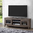 thumbnail image 1 of Clearance! Techni Mobili Grey Driftwood TV Stand, 1 of 9