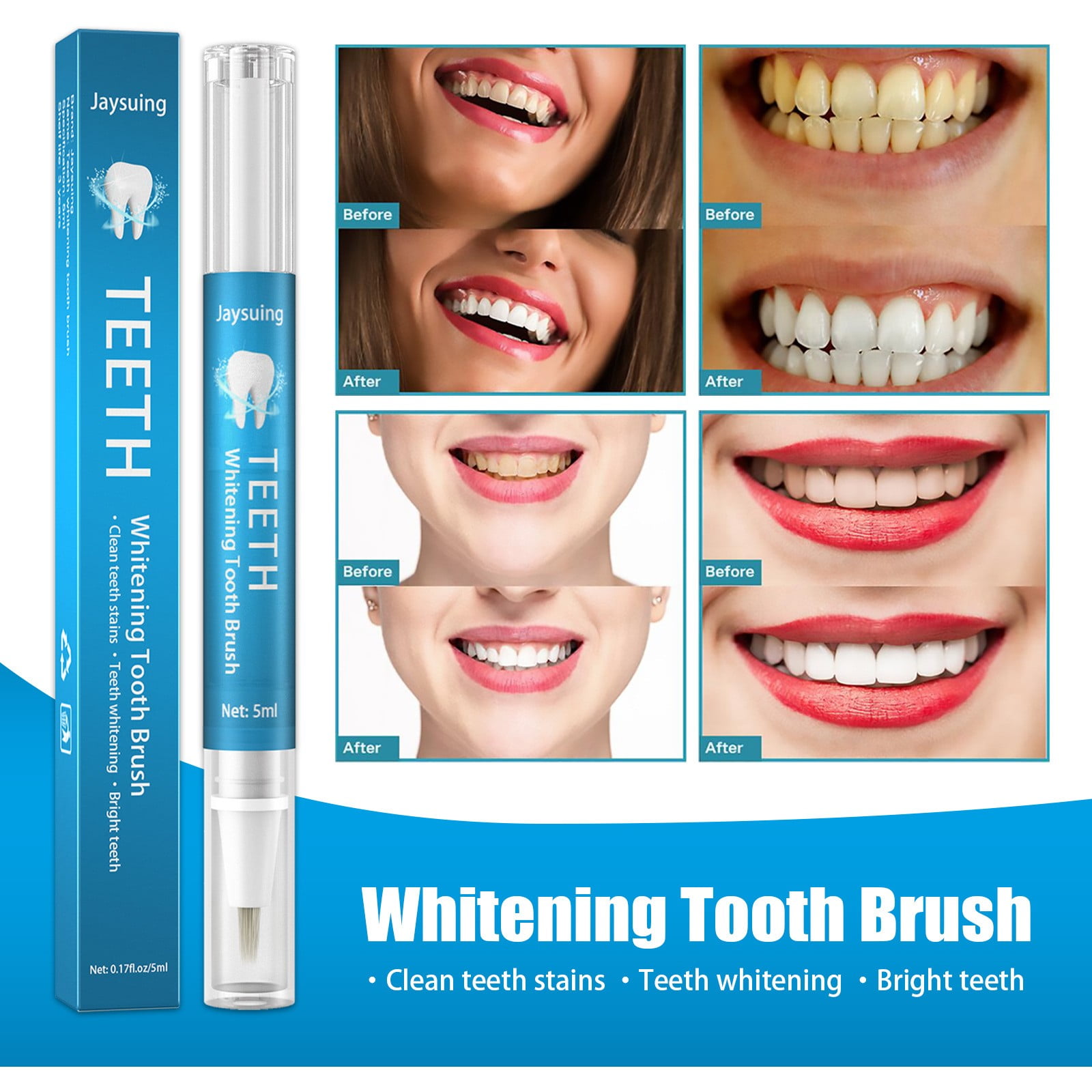 Clearance! Teeth Whitening Strips, Teeth Whitening Tool Peroxide Gel