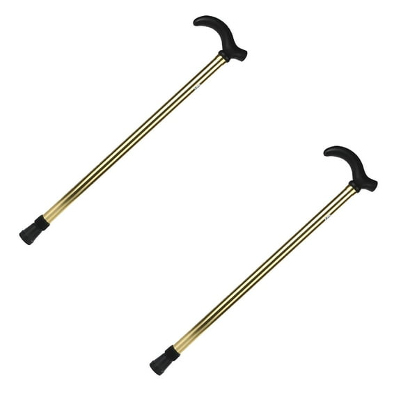 Clearance Telescopic crutch under $7,Stick Alloy Telescopic Walking Two- Elderly Non-slip For The Aluminum Tools & Home Improvement 2PC
