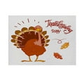 Clearance！ Thanksgiving Pumpkin Turkey Maple Leaf Placemats Autumn