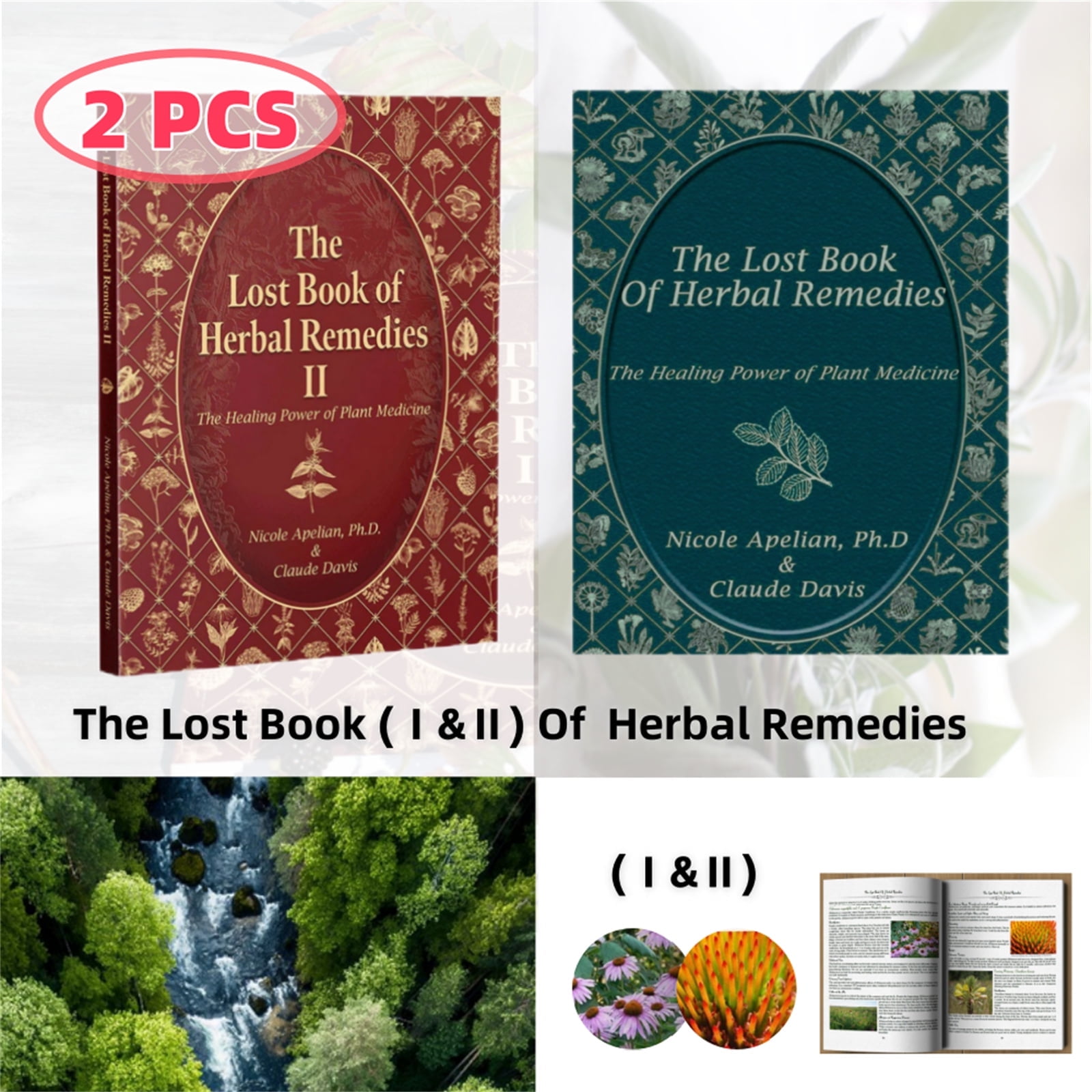 Clearance! The Lost Book of Herbal Remedies(Ⅰ&Ⅱ) The Healing Power of