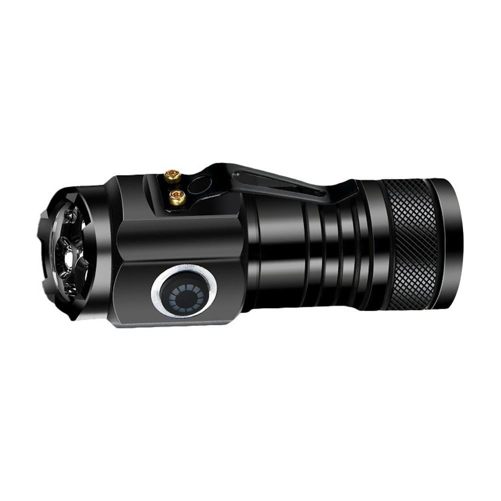3LED Flashlight Handheld Bright Powerful USB Rechargable Outdoor Torch ...